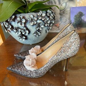Jimmy Choo EU 39.5 Glitter Heels New